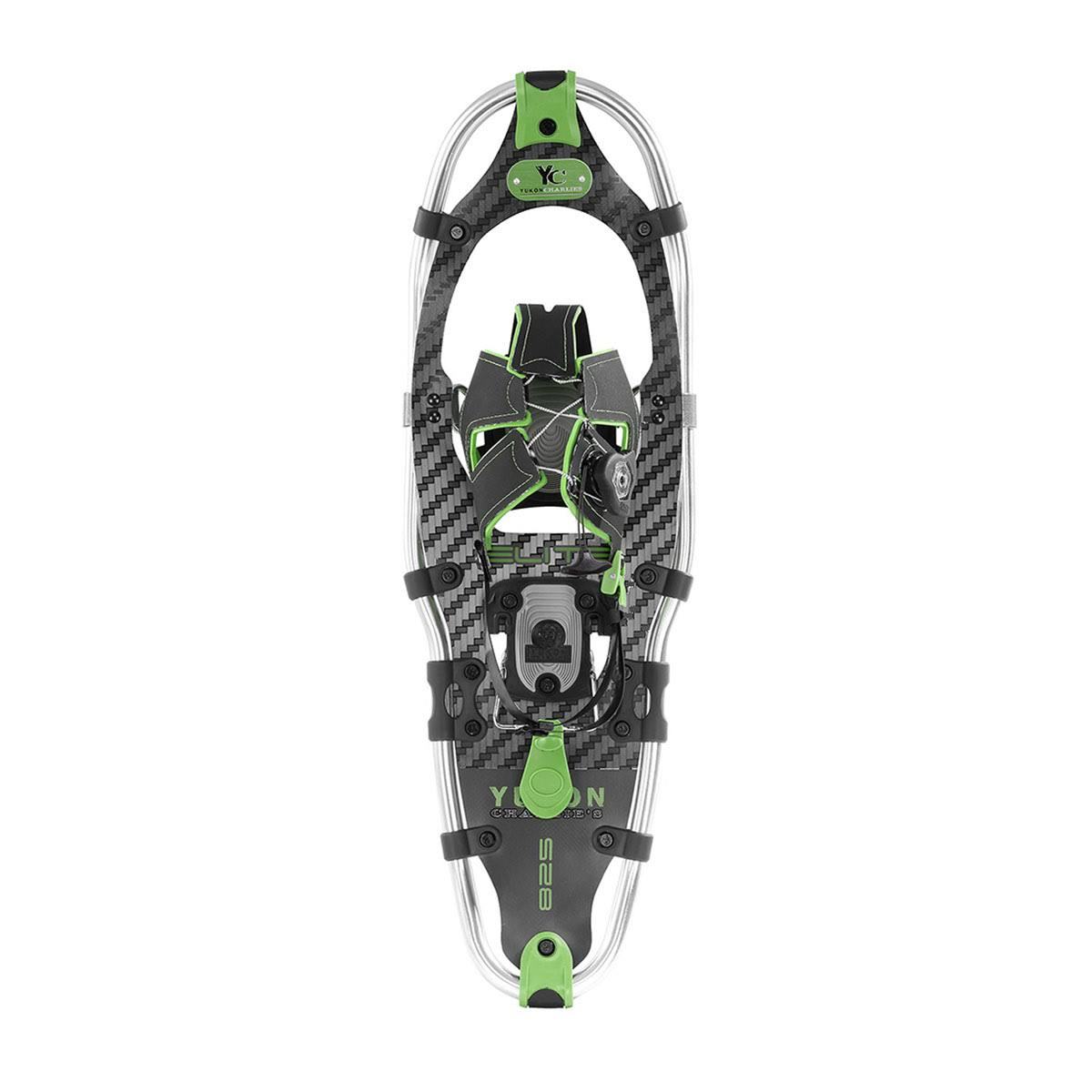 Yukon Charlie&s Elite Spin Snowshoe - 9x22 x 30x22 - Carbon/Green