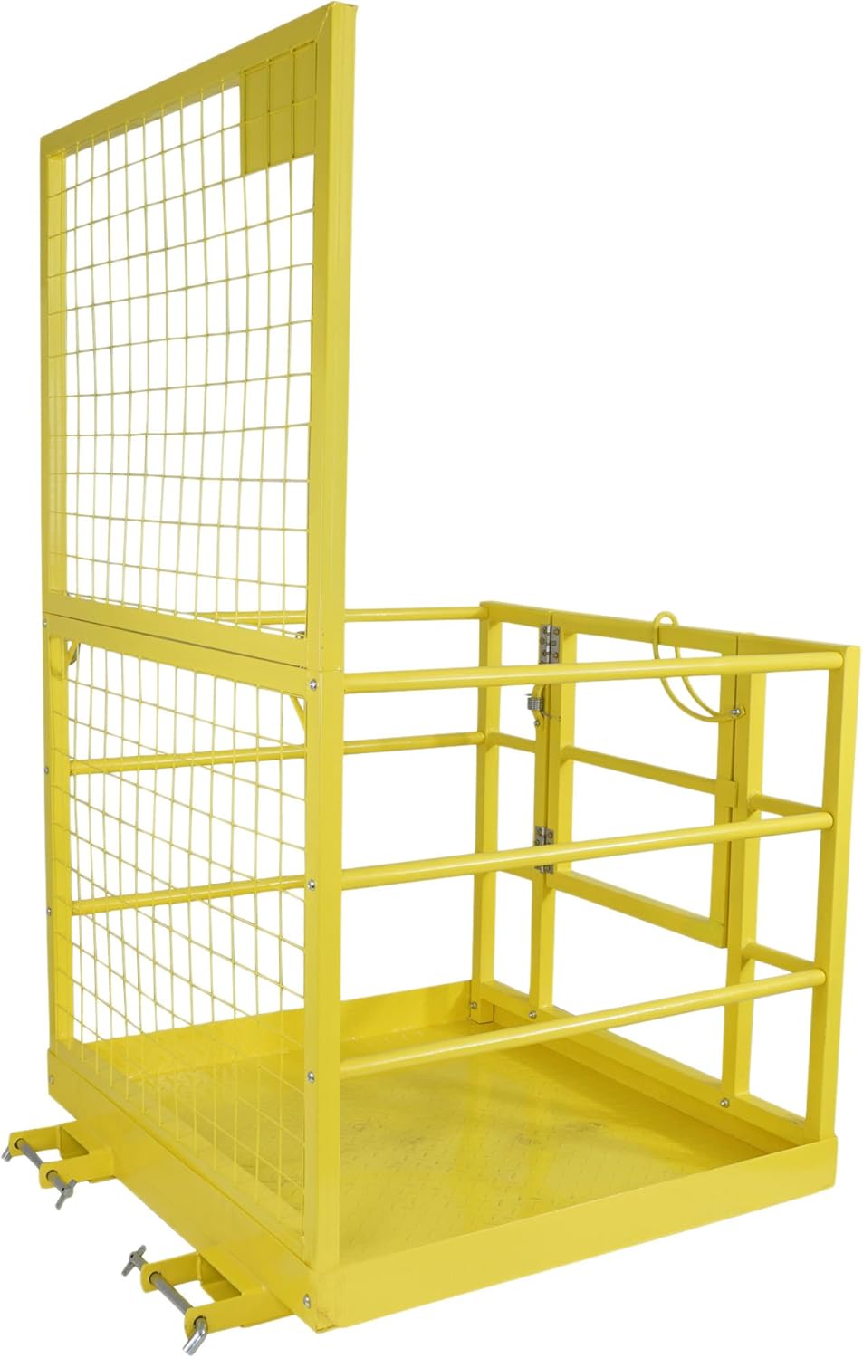 Titan Attachments 2 Person Forklift Safety Cage 45" x 43" 1,200 lb. Capacity