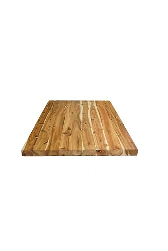 42" L x 24" Rectangular Acacia Butcher Block Standard Countertop with Edge Grain(CT4224-AC-CC)