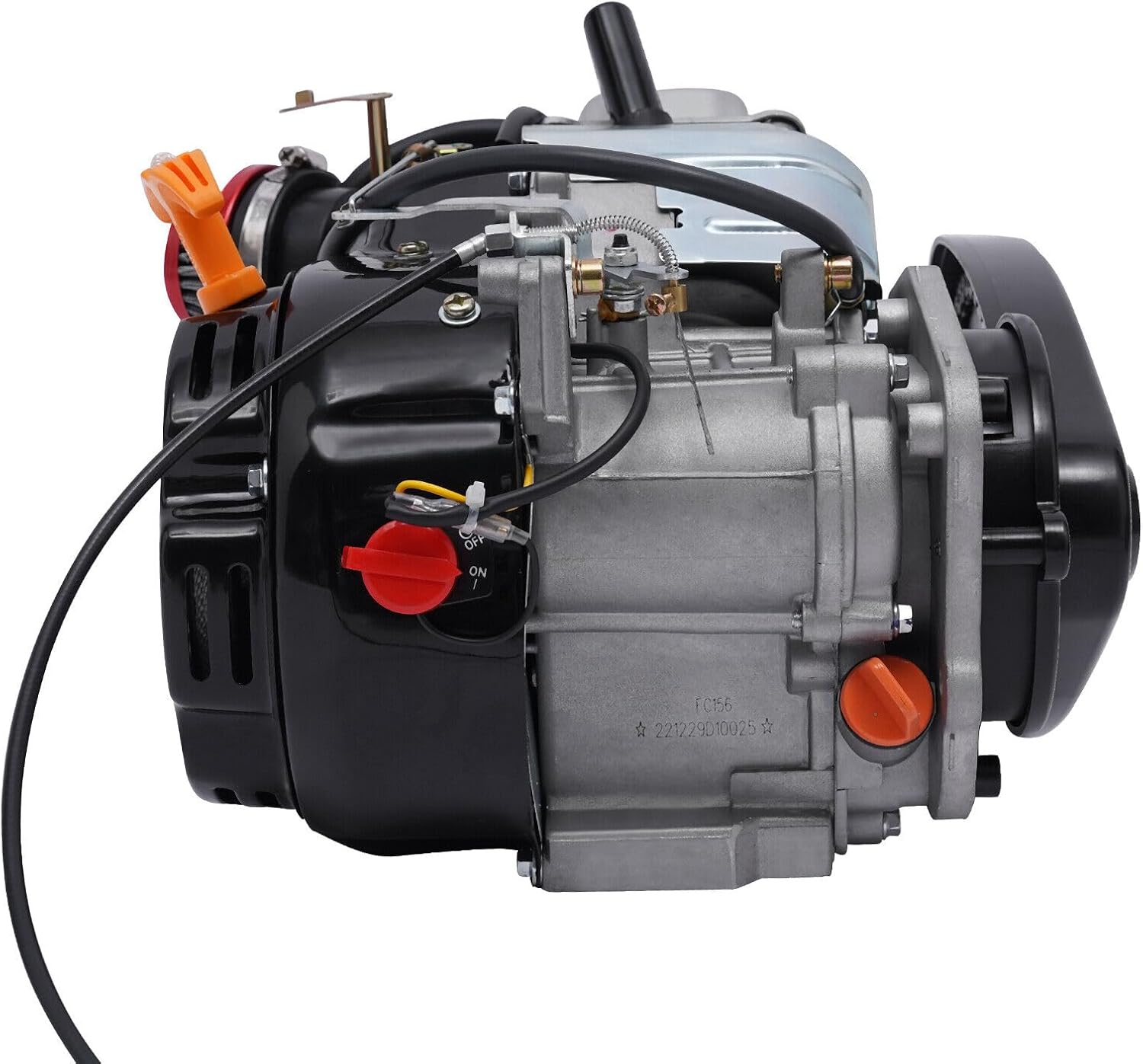 TFCFL 4 Stroke 100cc Single Cylinder Motor Engine Gas Motorized Bicycle DIY Kit 3HP 100CC 3HP Motorized Bicycle Engine 4 Stroke Gas Petrol Bike Modified Kit 3600rpm Adult Electric Bicycles