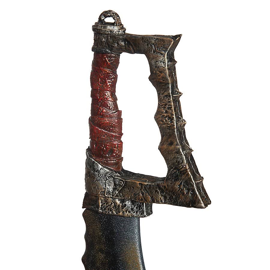 Long LARP Orc Cleaver | Leather by Medieval Collectibles