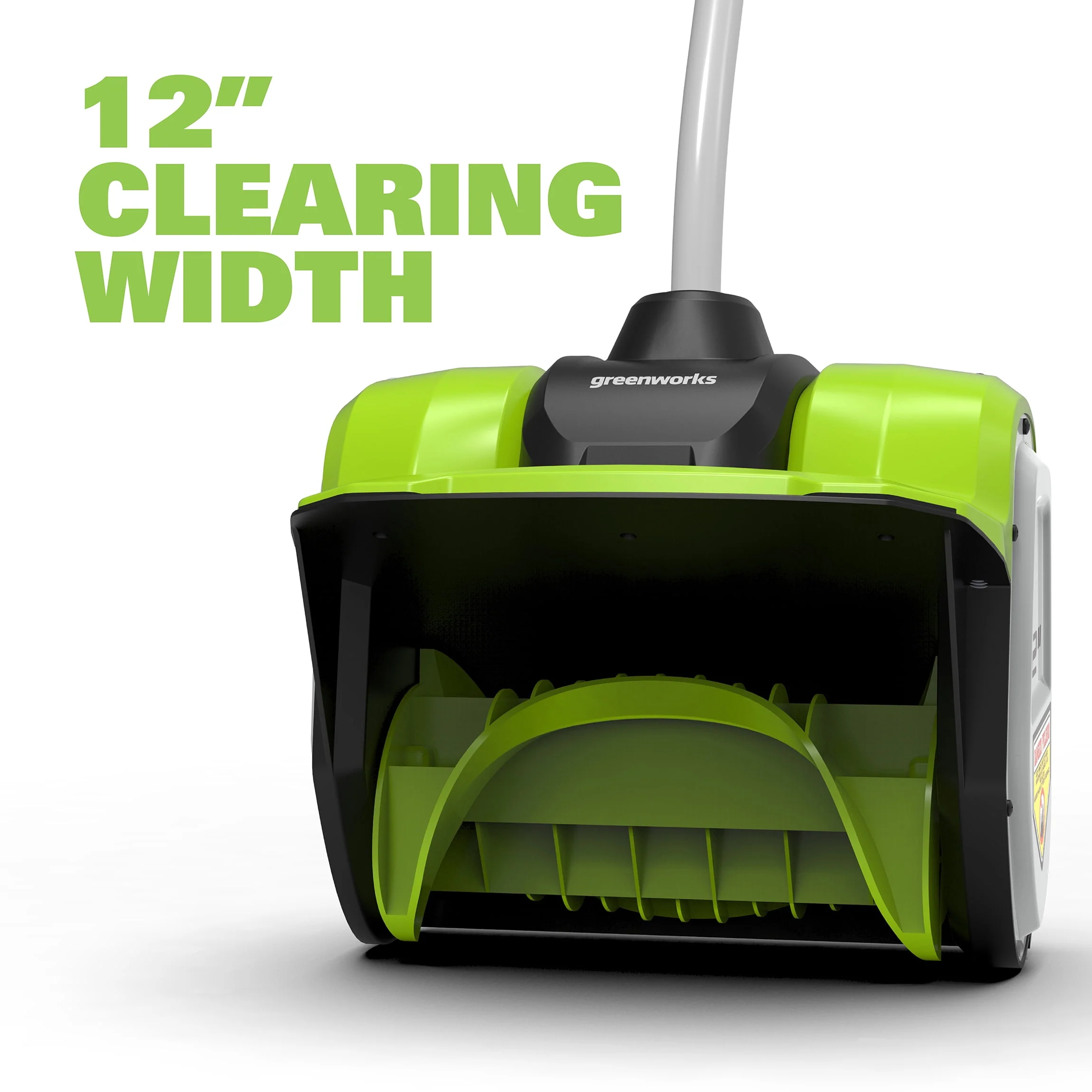 Greenworks 12 40V Single-Stage Battery Powered Push Snow Blower