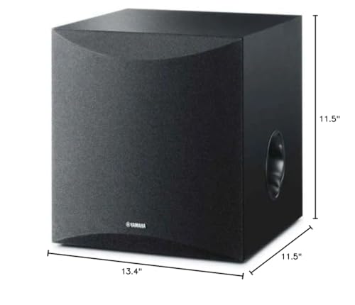 YAMAHA 8" 100W Powered Subwoofer - Black (NS-SW050BL)