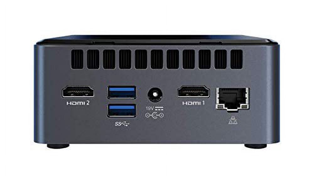 Intel NUC 8 Home Mini Desktop Black (Intel i3-8121U 2-Core 2.20GHz, 4GB RAM, 512GB PCIe SSD + 1TB HDD (2.5),AMD Radeon 540 2GB GDDR5 Dual, AC WiFi, BT 5.0, RJ-45, 4xUSB 3.1, 2xHDMI, SD Card, Win11H)