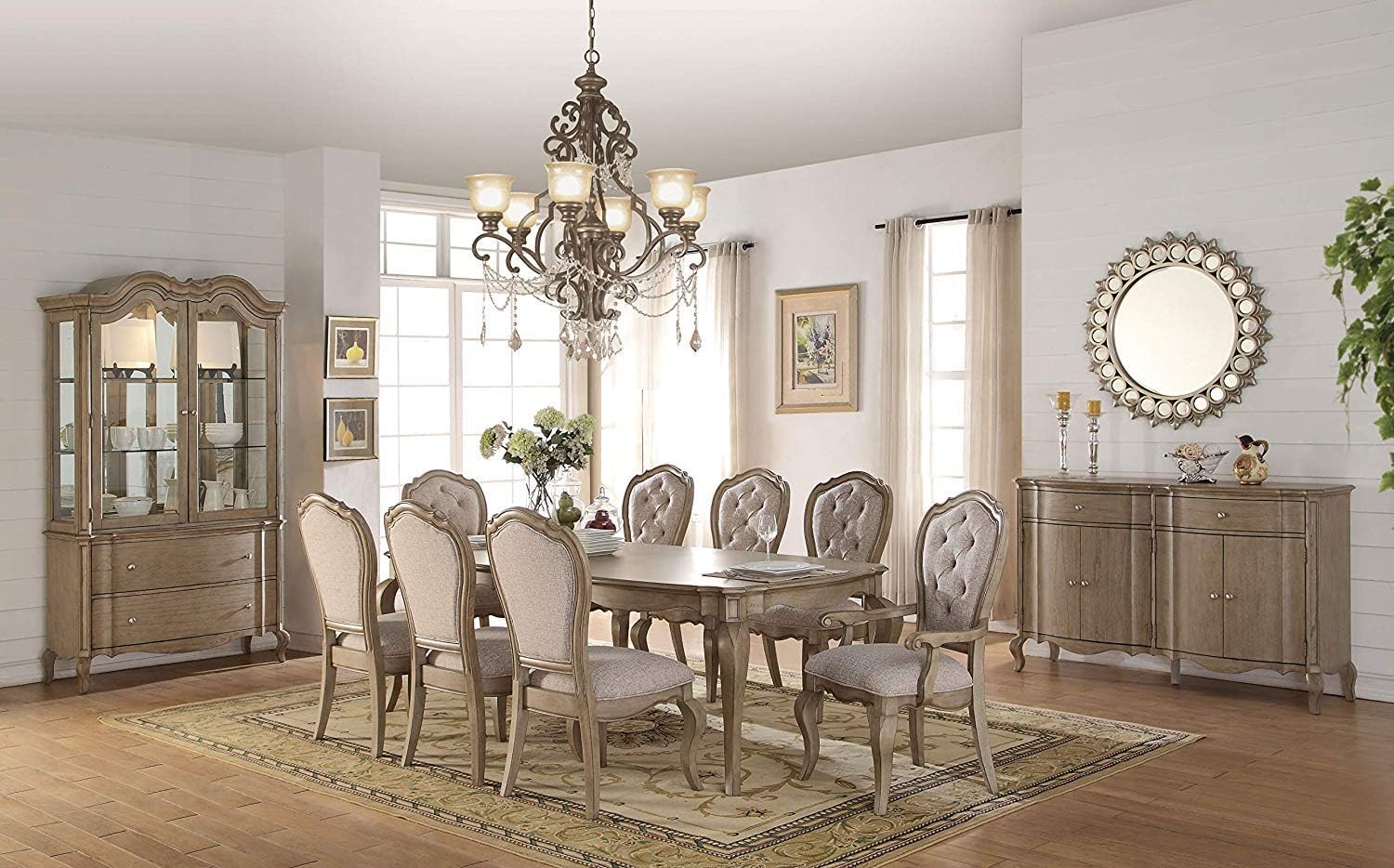 ACME Chelmsford Hutch & Buffet - - Antique Taupe