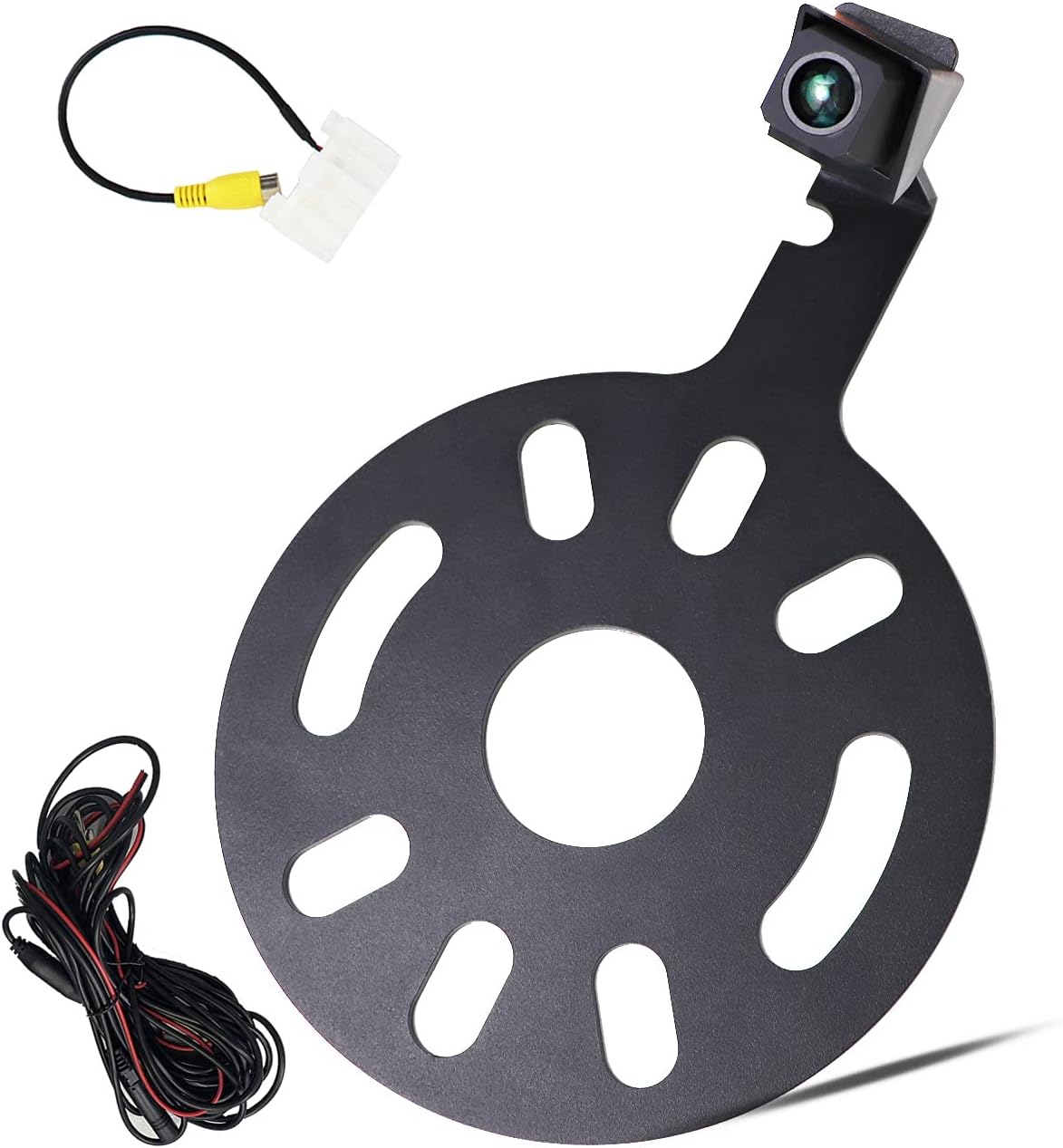 VIREGO Backup Camera for Jeep Wrangler JK 2/4Doors 2007-2018,Water-Proof,Spare Tire,Safe Parking/Reversing,Super HD,Excellent Night Vision,Wide Angles,Input Harness,Mount with OEM Monitor Adaptor
