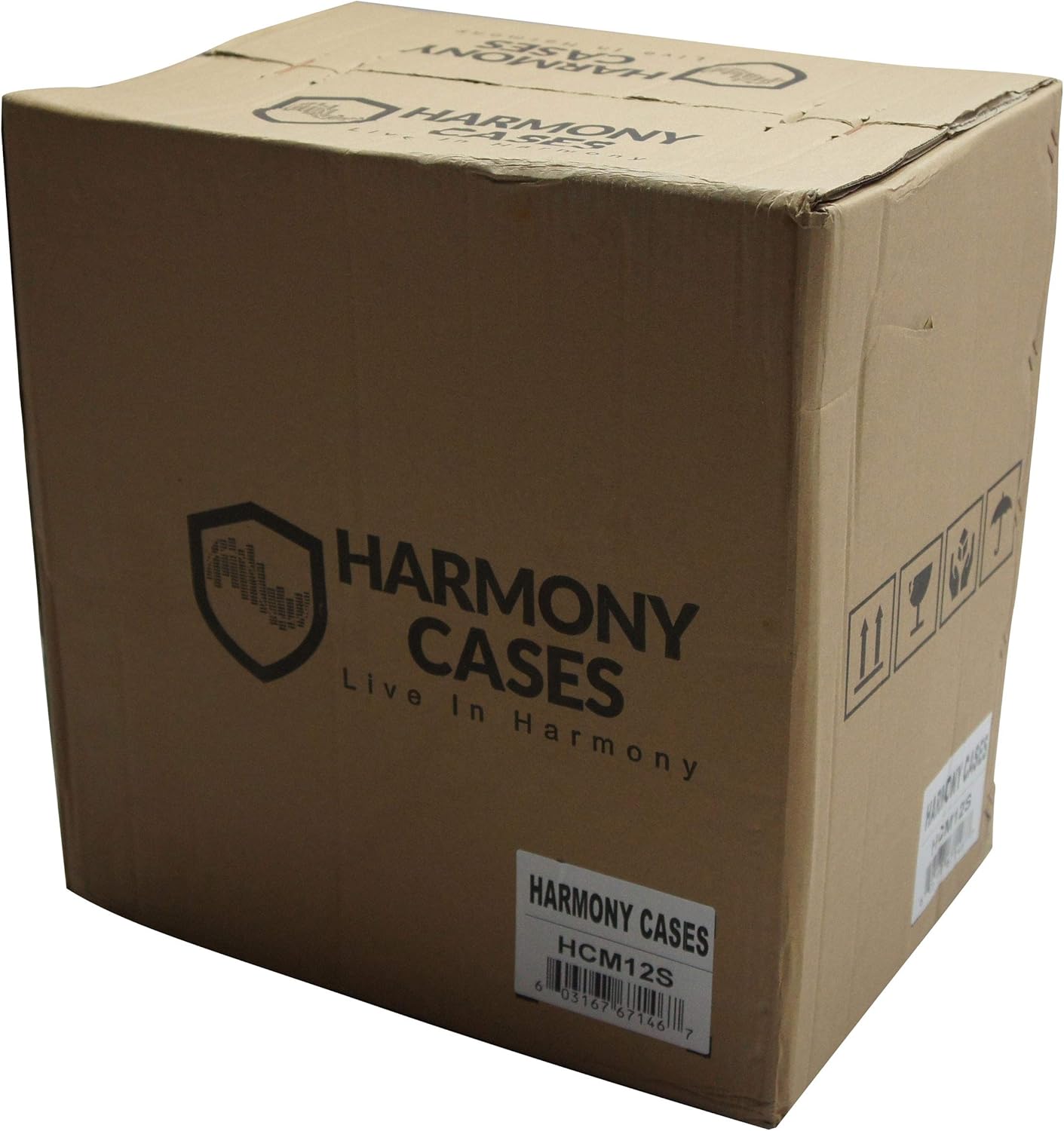 Harmony HCM12S Flight 12 Handheld Microphone Upright Travel Road Custom Case New