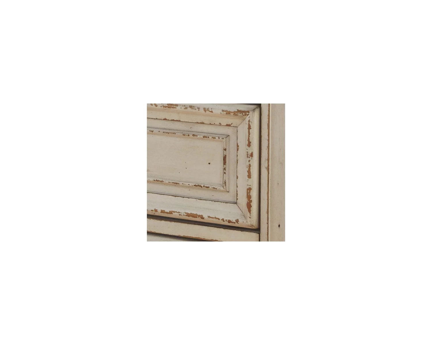 Signature Design by Ashley Casual Realyn 3 Drawer Vanity and Mirror with Stool, Two-tone