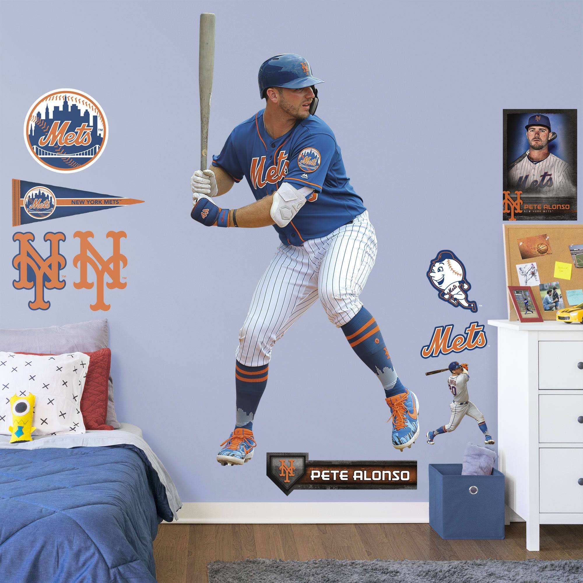 Fathead Pete Alonso New York Mets 11-Pack Life-Size Removable Wall Decal