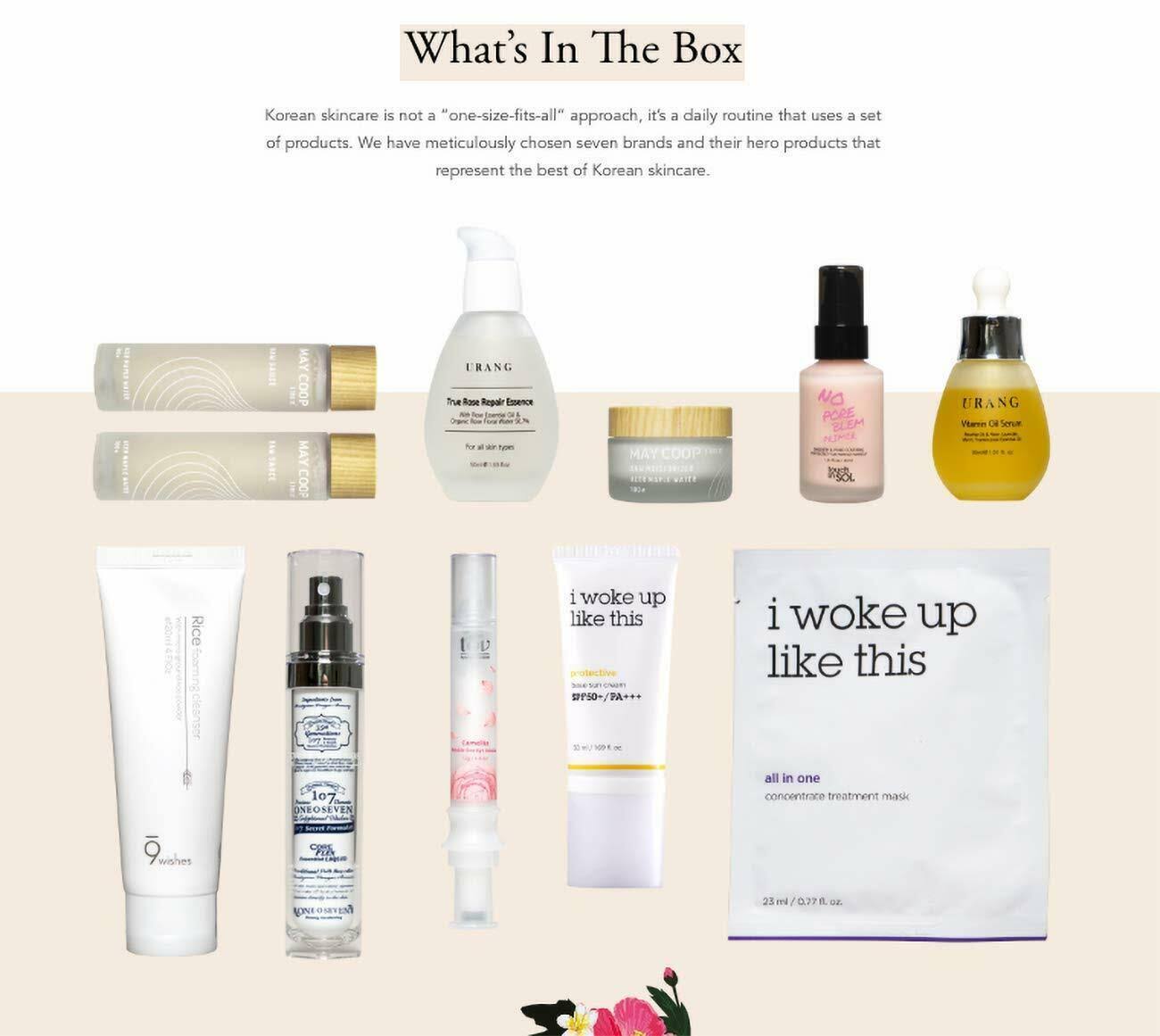 The Case Full of Seoul, Best of Korean Skincare, 11-Piece Set