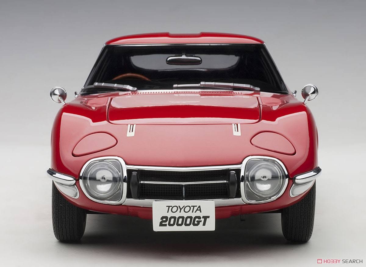 Toyota 2000GT Coupe Red 1/18 Model Car by AUTOart