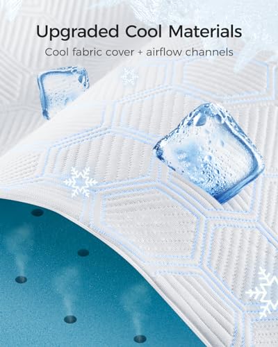 Dreamsmith Gel Memory Foam Mattress Topper, 3-Inch Full, Breathable Pressure Relief Cooling Mattress Topper, Washable Cover with Elastic Straps & Non-Slip Bottom, CertiPUR-US Certified