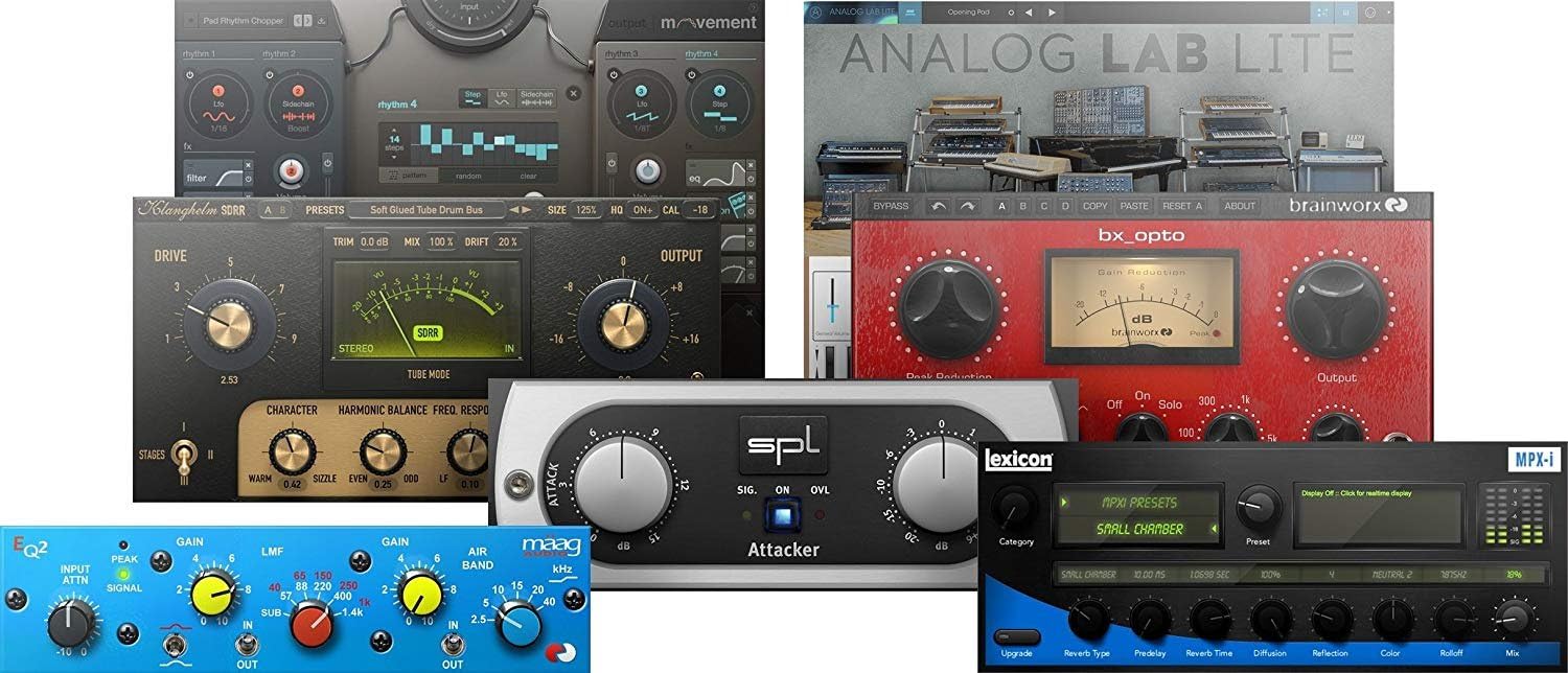 PreSonus AudioBox 96 Audio Interface Full Studio Bundle with Studio One Artist Software Pack with Mackie New! CR3-X BT Creative Multimedia Bluetooth Monitors and 1/4” Instrument Cables