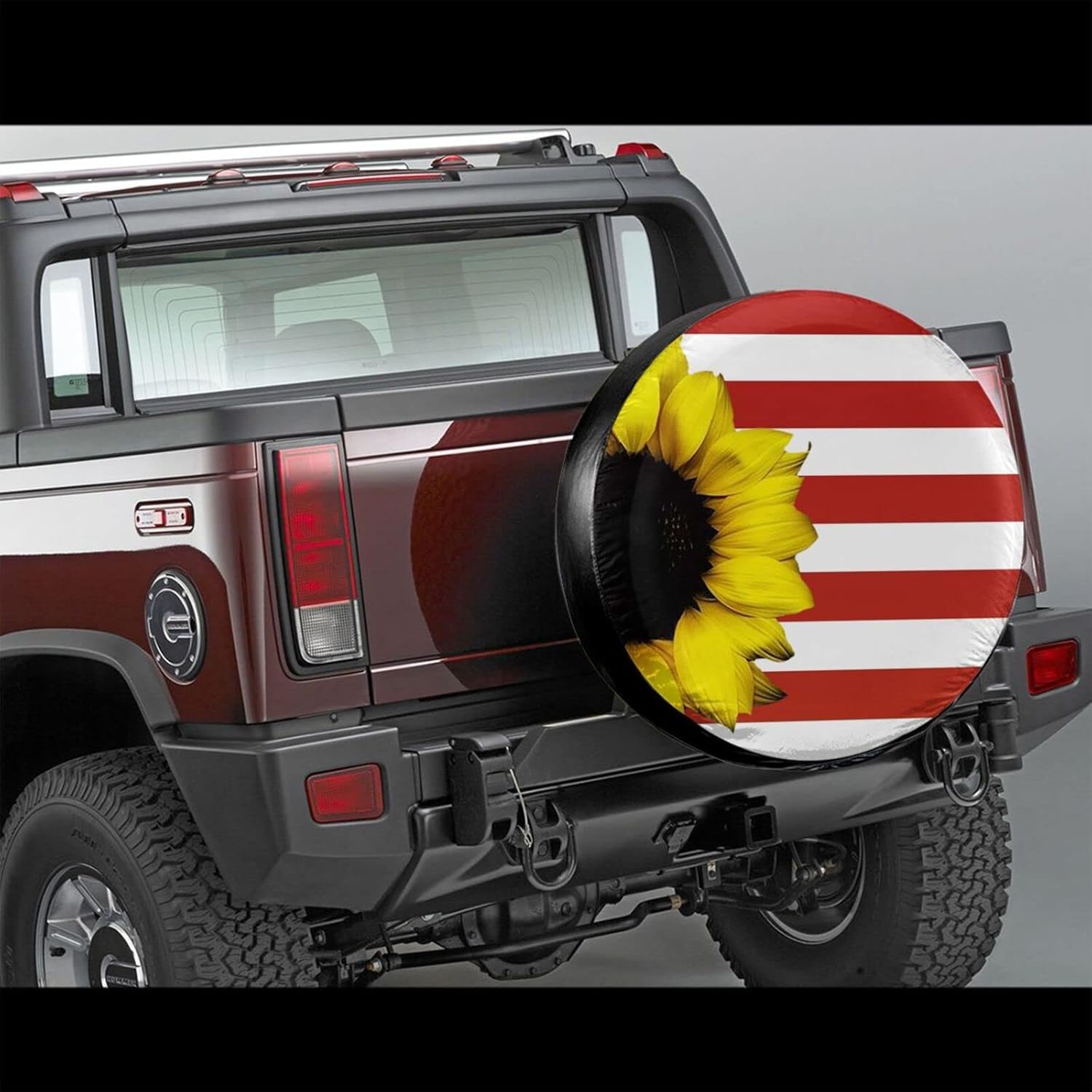 Custom Spare Tire Cover Personalized Wheel Covers with Your Picture Text Name Waterproof Dust-Proof Universal Wheel Tire Protectors Fits Tire for Jeep Trailer RV SUV Camper and Many Vehicle (15 Inch)