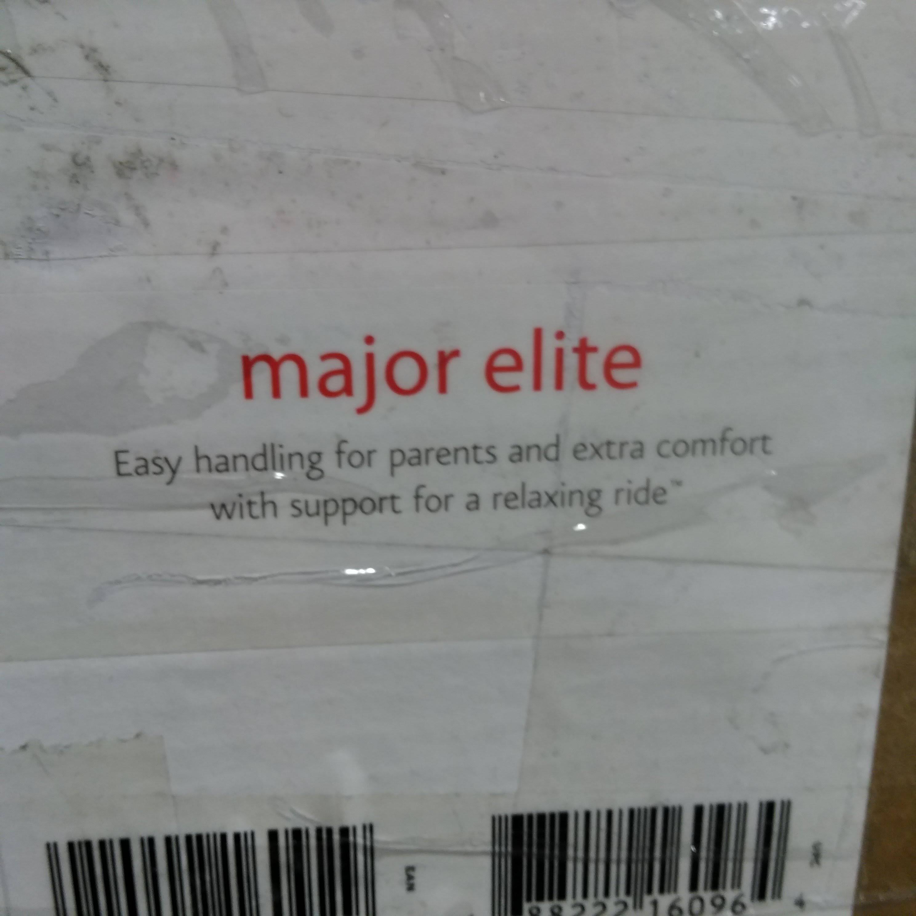 Maclaren Major Elite Stroller, Cardinal/Charcoal