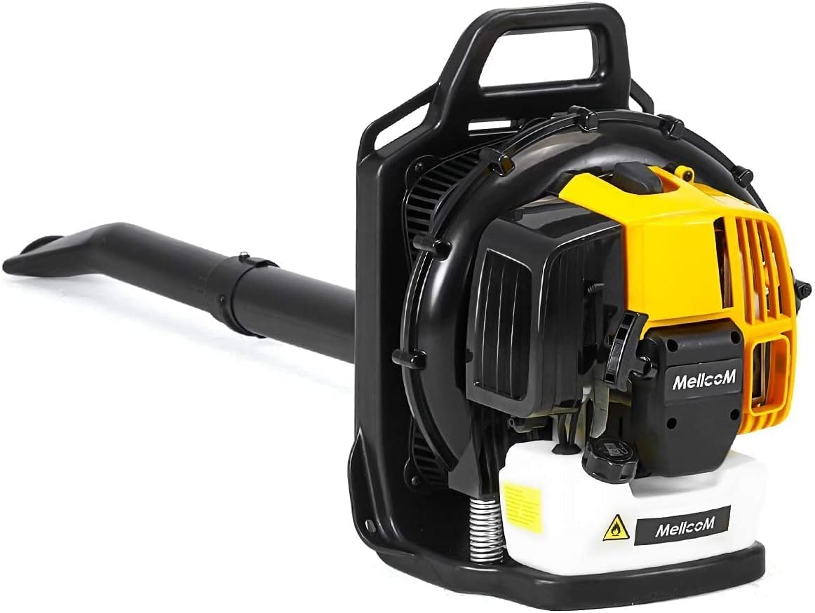 DNYKER Backpack Leaf Blower, 52cc 2-Cycle Gas Leaf Blower, 650 CFM Cordless Handheld Leaf Blower with Nozzle Extension for Lawn Care, Snow Debris and Dust Removal