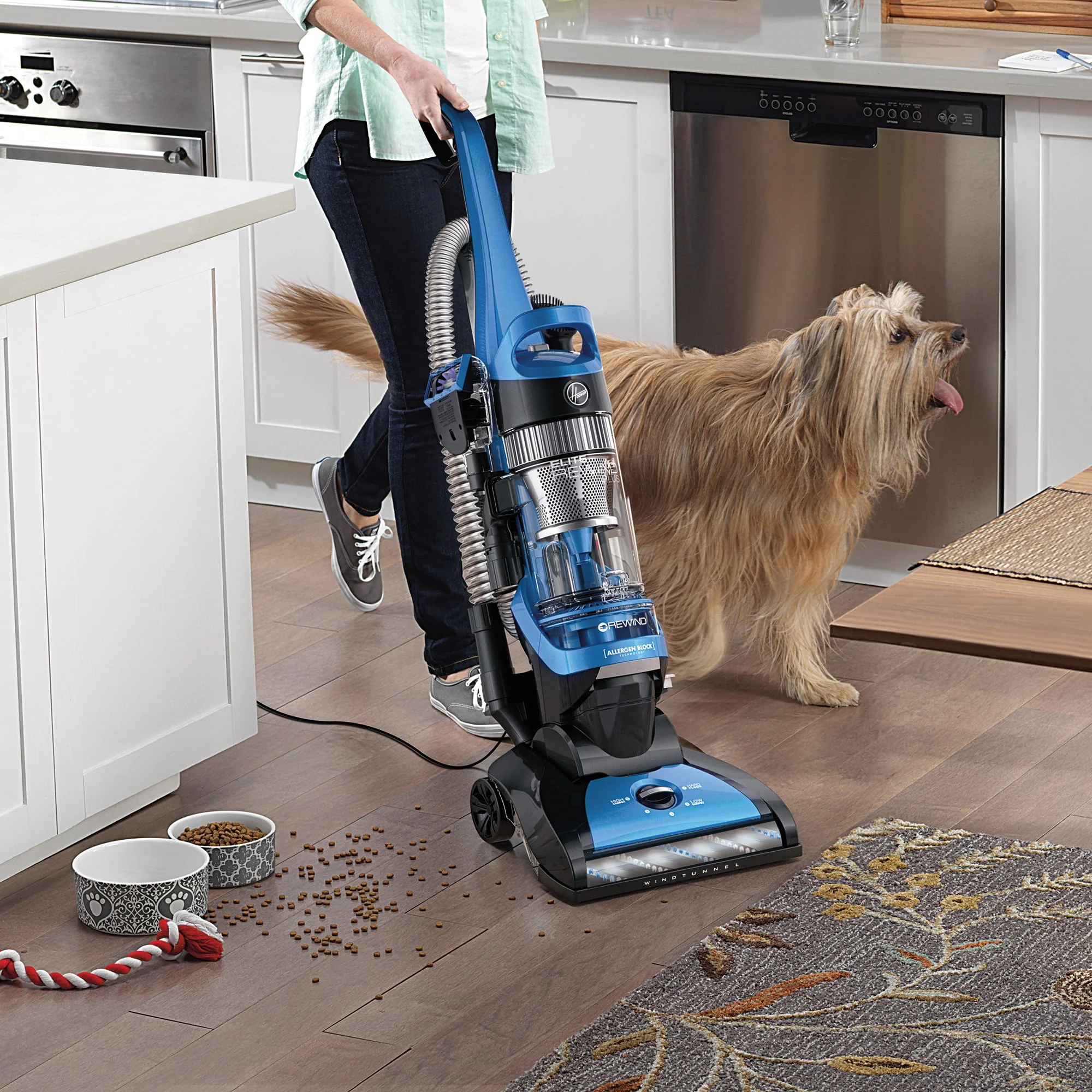 Hoover Elite Rewind Plus Upright Vacuum Cleaner with HEPA Media, UH71200, New