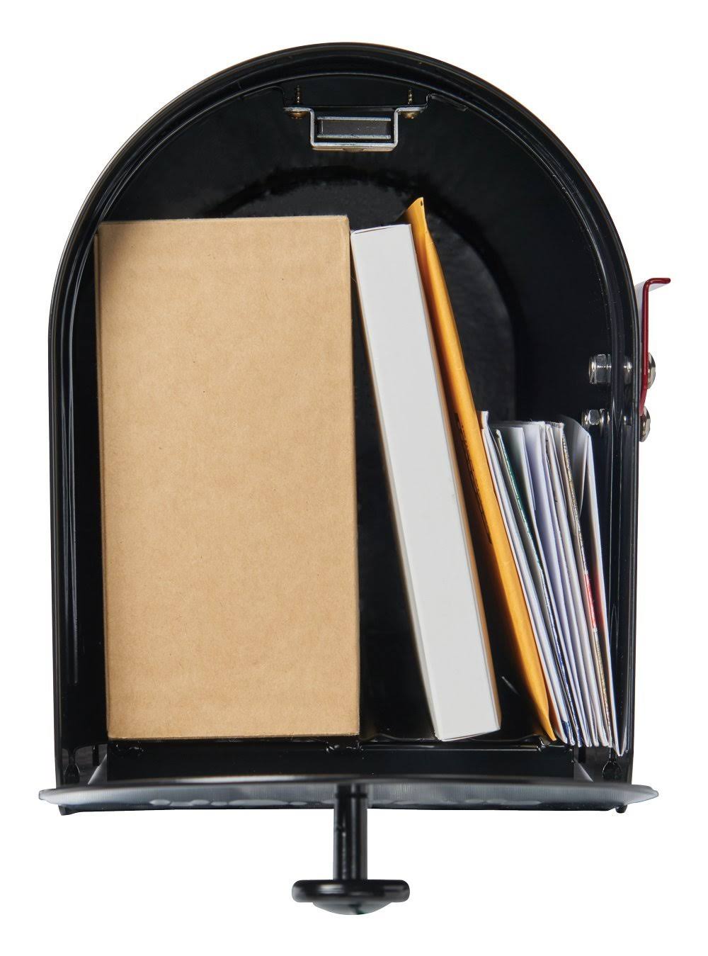 Solar Group Black Tuff Body Mailbox
