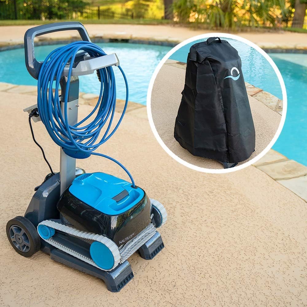 DOLPHIN Nautilus CC Automatic Robotic Pool Cleaner - Ideal for Above and In-Ground Swimming Pools up to 33 Feet - with Large Capacity Top Load Filter Basket…