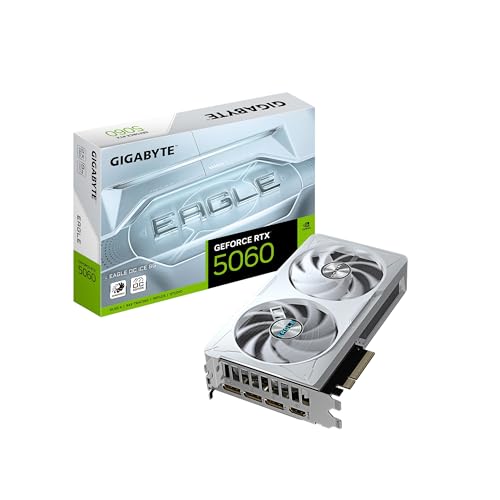 GIGABYTE GeForce RTX 5060 Gaming OC 8G Graphics Card, 8GB 128-bit GDDR7, PCIe 5.0, WINDFORCE Cooling System, GV-N5060GAMING OC-8GD Video Card