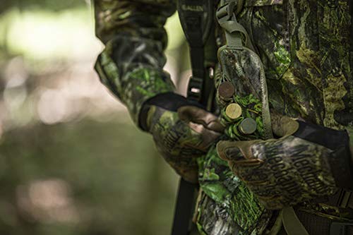 TENZING Men's Turkey Vests TZ TV18 Hunting Vest with Spring-Loaded Leg System Converts to Hunting Chair Includes Pockets