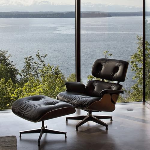 Sofa Modern Single Sofa Chair with Footrest Personalized Bedroom Study Light Luxury High-end Leather Art Office Chair Couches