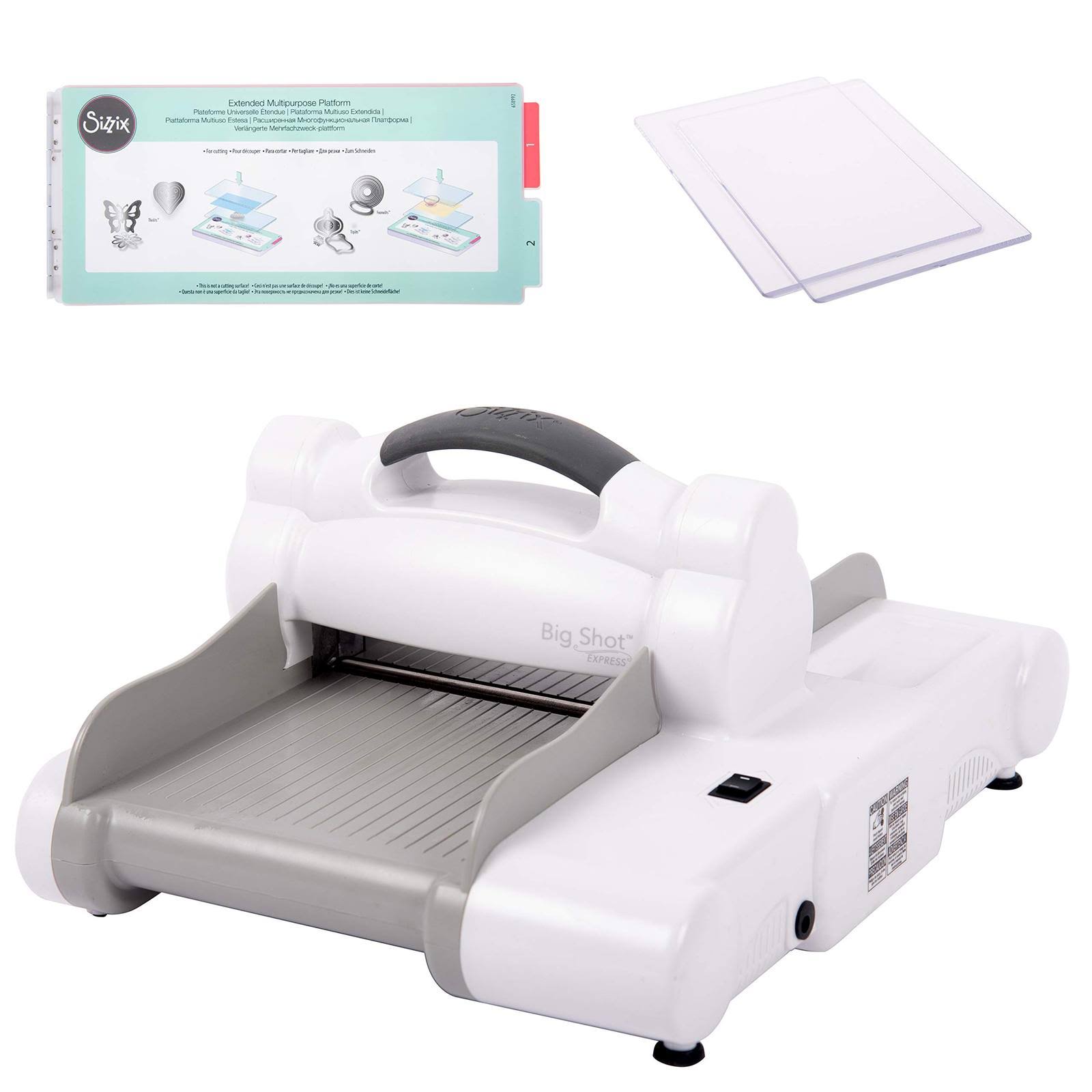 Sizzix - Big Shot Express Machine - White u0026 Gray US Version