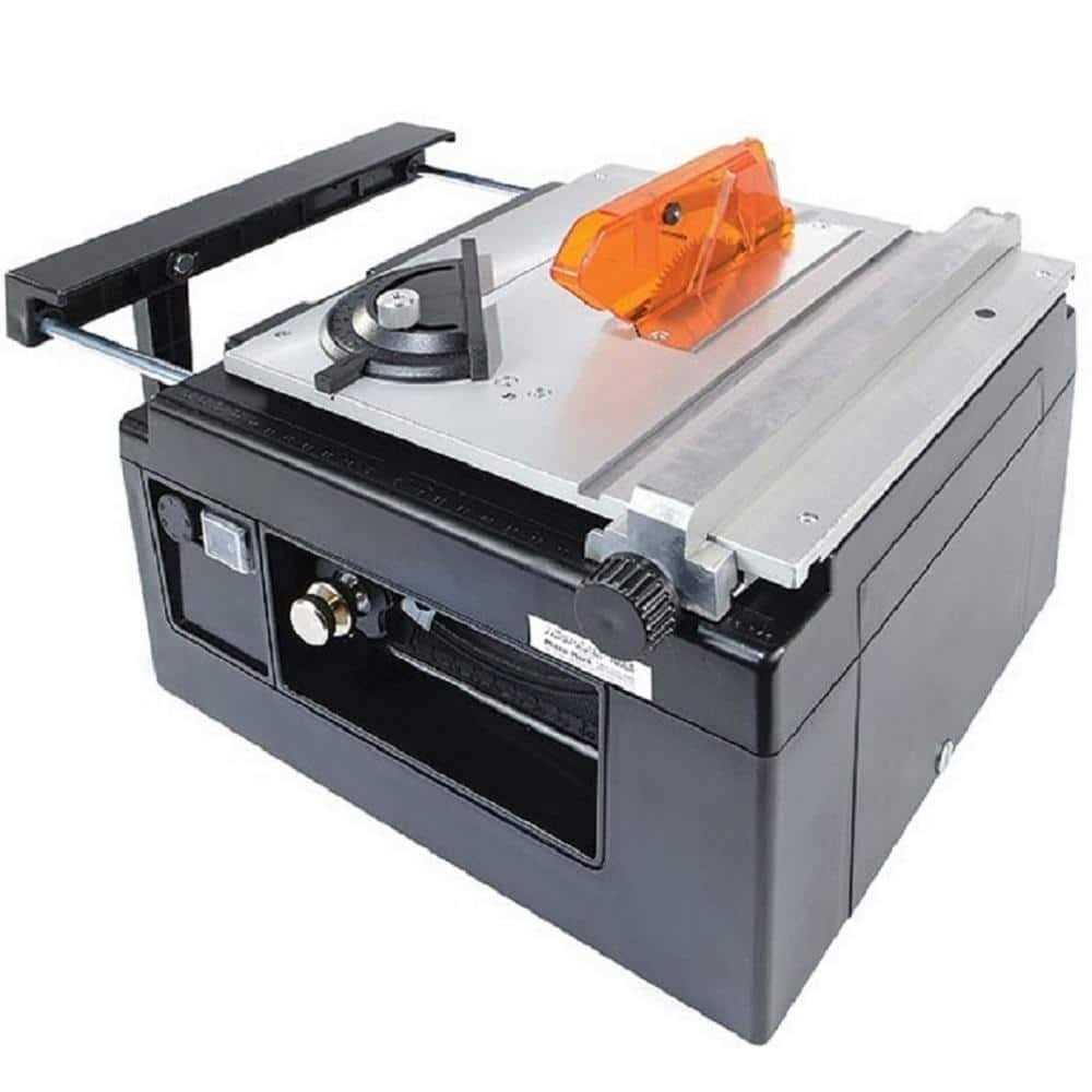 Microlux Mini Tilt Arbor Table Saw for Benchtop Hobby Use