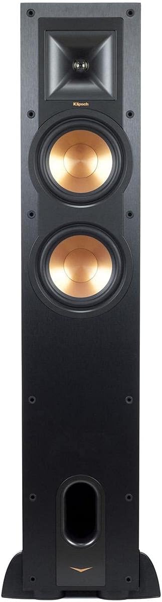 Klipsch Reference R-26FA Dolby Atmos Floorstanding Speakers, Black, Pair