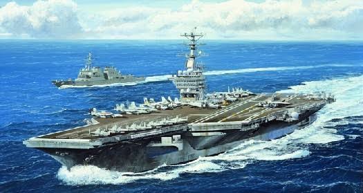 1/700 Trumpeter USS Nimitz CVN-68 Aircraft Carrier 2005