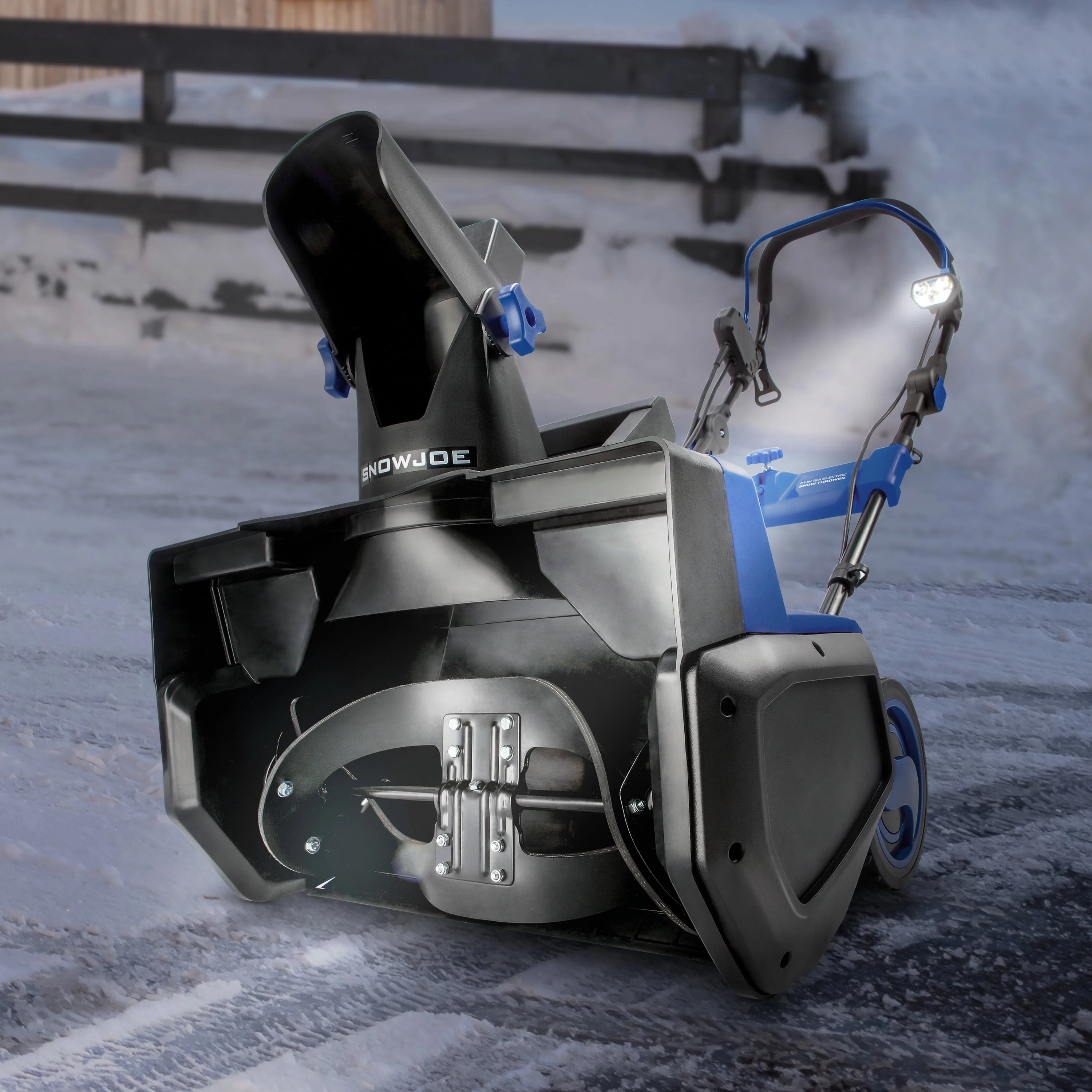 Snow Joe 21-inch Electric Single-Stage Snow Blower, 15-Amp, Directional Chute Control