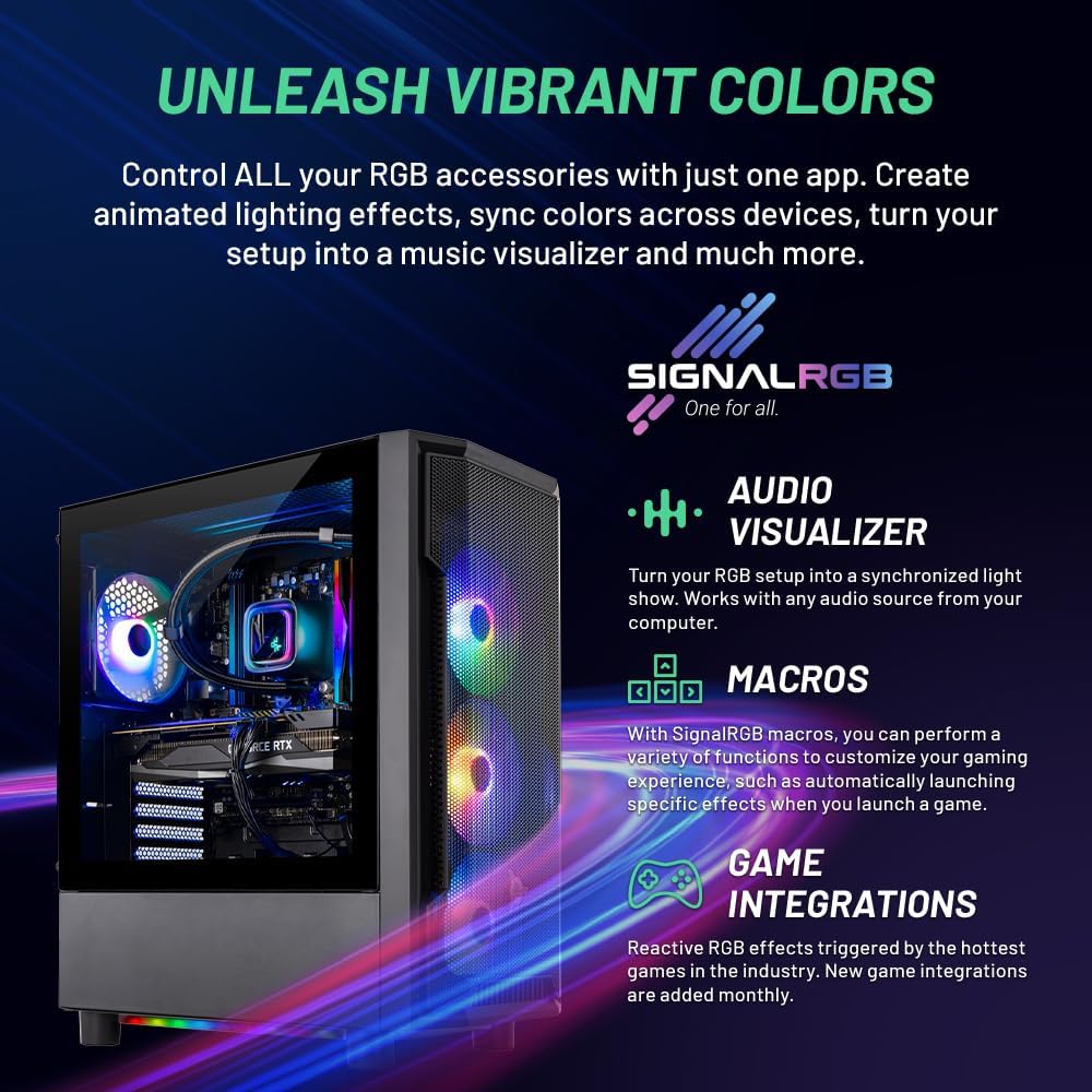 Skytech Gaming Skytech Shadow Gaming PC Desktop – AMD Ryzen 5 7600X 4.7 GHz, RTX 3060 Ti, 1TB NVME SSD, 32G DDR5 RGB, 600W Gold PSU, 240mm AIO, AC Wi-Fi, Windows 11 Home 64-bit,Black