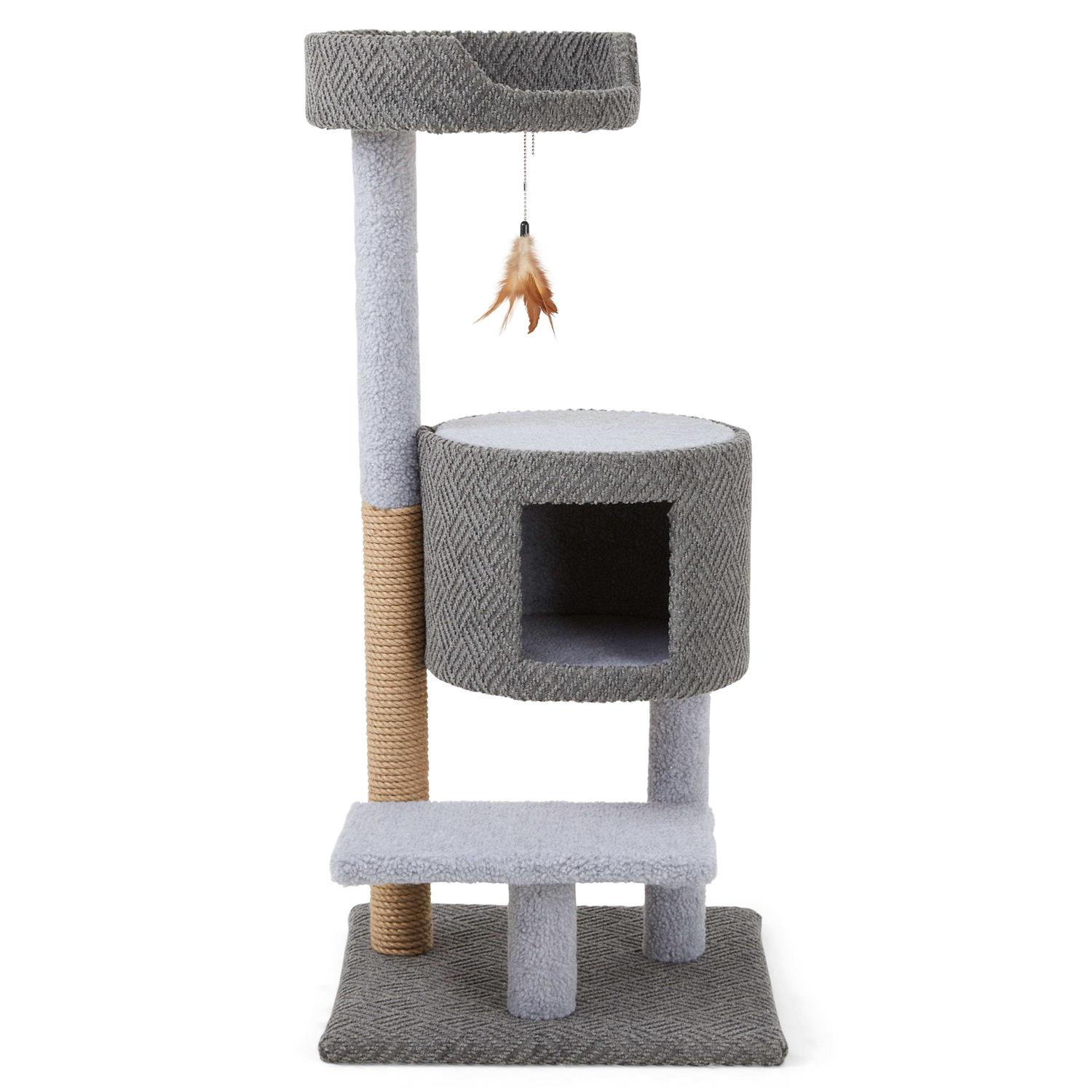 EveryYay Lookout Loft 3-Level Cat Tree with Condo for Large Cats - Pet Supplies online store