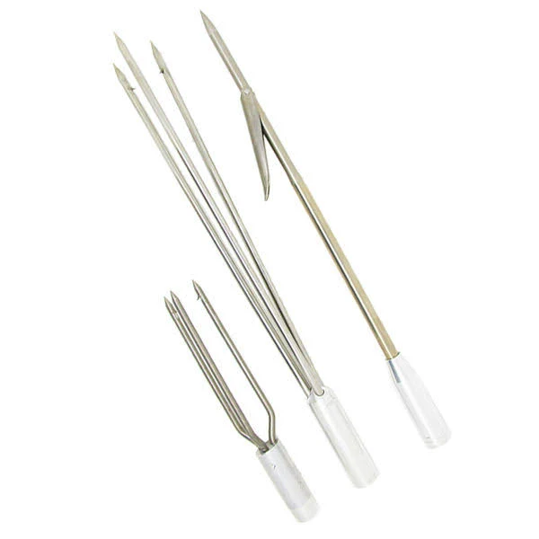 Scuba Choice Spearfishing 5& Fiber Glass Travel 2PIECE Hawaiian Sling Pole Spear 3 Tips Set