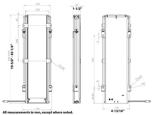 Whisper Ride 700 Motorized TV Lift for TVs up to 50”, 5-Year Warranty, Danish Engineered for a Thinner Profile, Increased Stability & Safety