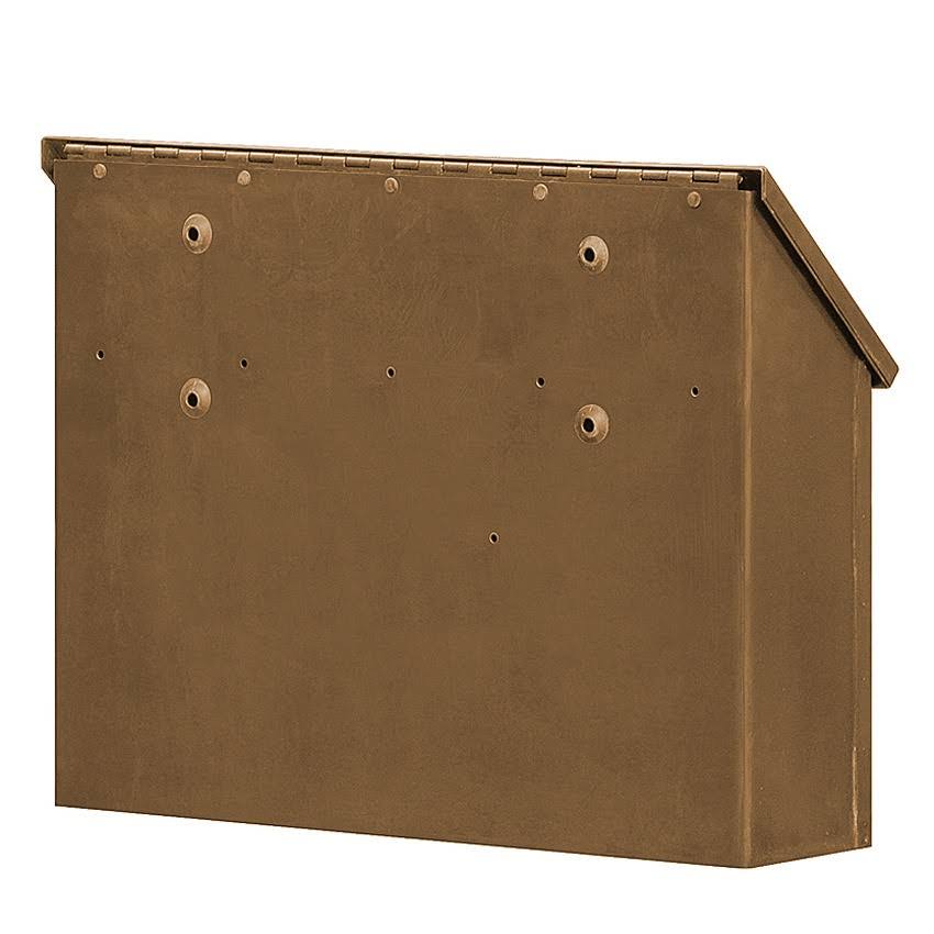 Salsbury Industries Antique Brass Mailbox - Standard - Surface Mounted - Horizontal Style