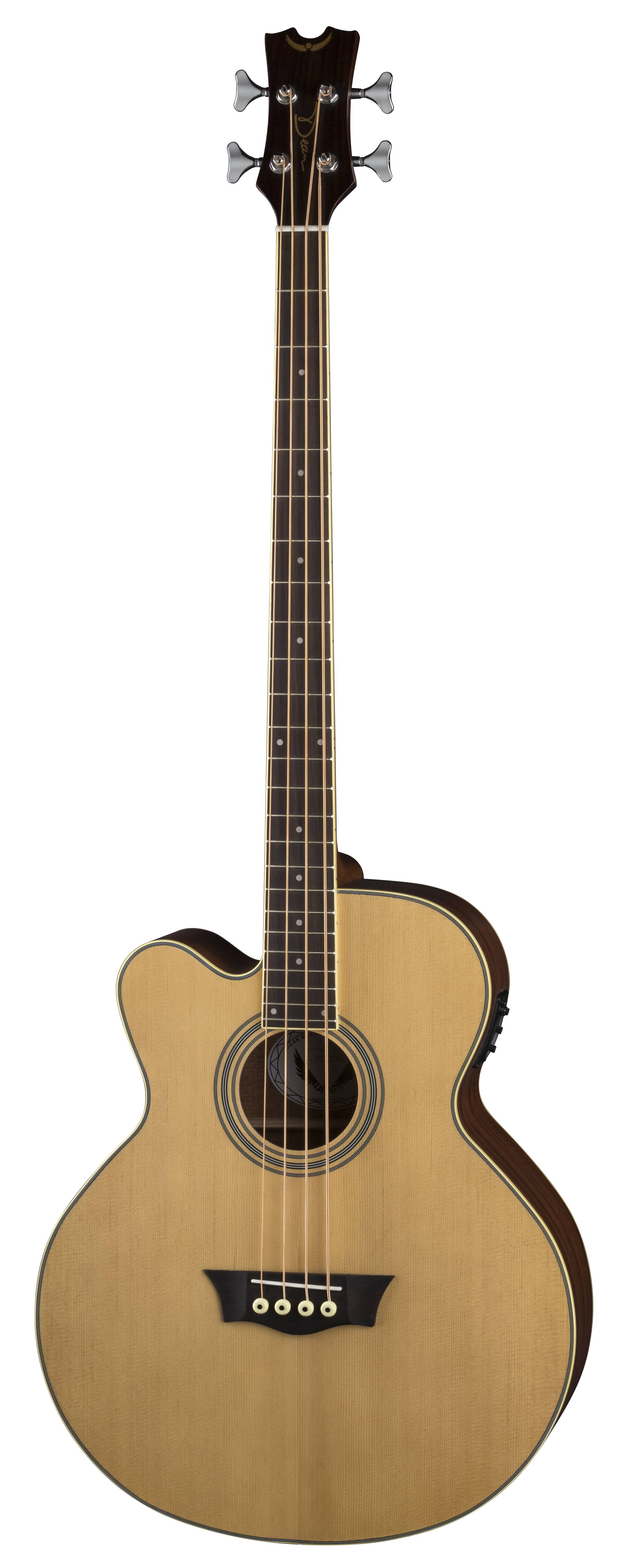 Dean EABC-L Cutaway Acoustic-Electric Lefty Bass Natural