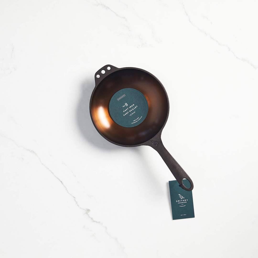 Smithey NO. 8 Cast Iron Chef Skillet