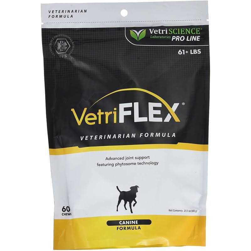 VetriScience Vetri-Flex Chews for Dogs Over 60 pounds Veterinary Recommended Canine Joint Supplement for Hips and Knees - Pet Supplies online store