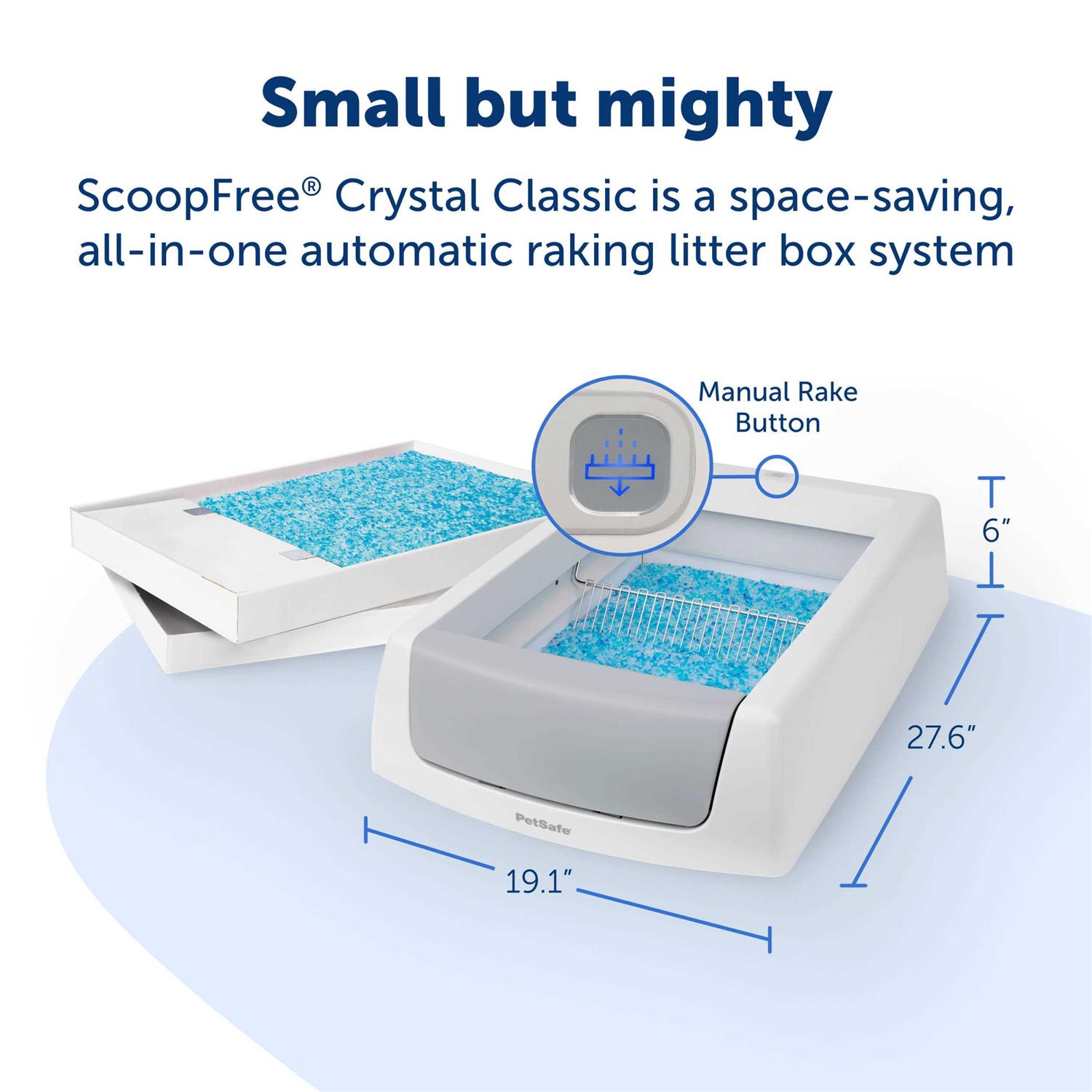 PetSafe ScoopFree Crystal Classic Self-Cleaning Litter Box - Pet Supplies online store