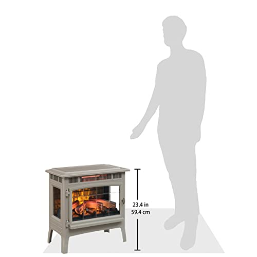 Duraflame Electric Infrared Quartz Fireplace Stove with 3D Flame Effect
