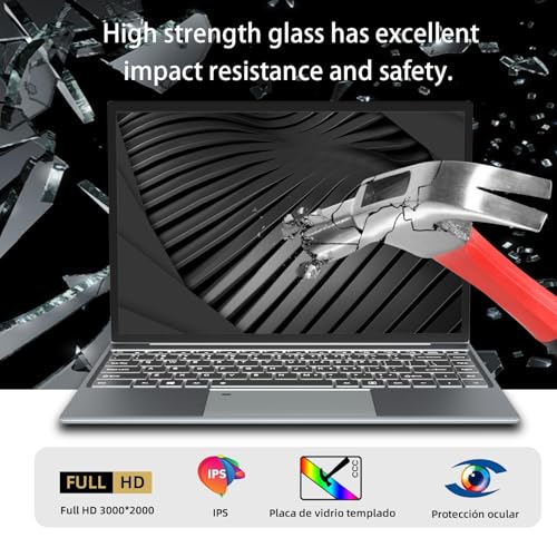 15.6 inch Laptop Computer,Celeron Quad-Core Up to 2.2 GHz,4GB RAM and 192GB SSD,Win11 Laptop Computers with HD IPS,Slim and Lightweight Notebook,Work and Students laptops,Gray,WPS