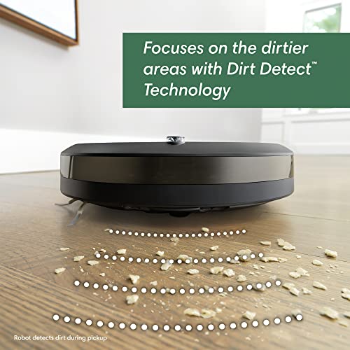 iRobot Roomba i3+ EVO (3550) Self-Emptying Robot Vacuum – Now Clean by Room with Smart Mapping, Empties Itself for Up to 60 Days, Works with Alexa, Ideal for Pet Hair, Carpets​, Roomba i3+