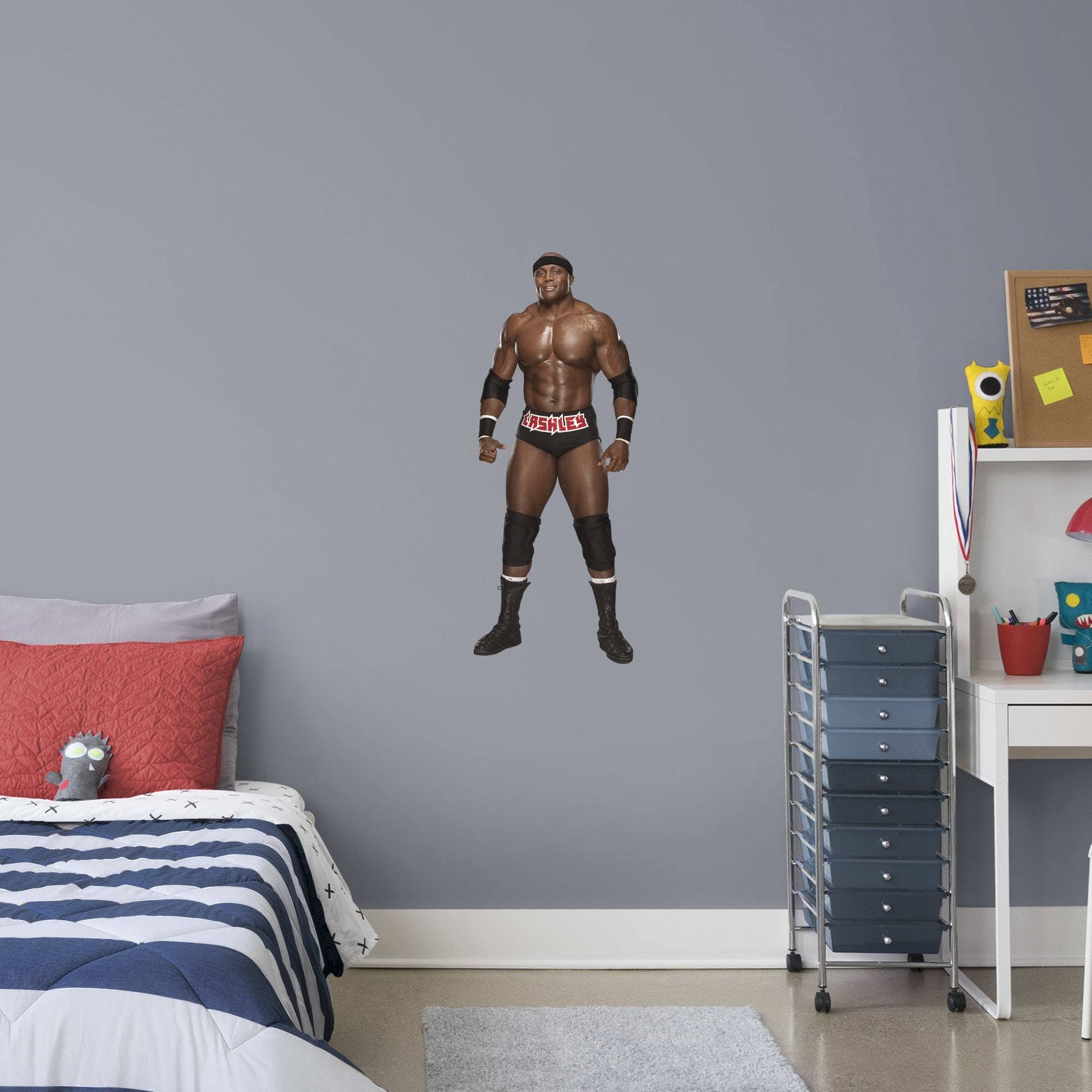Fathead Bobby Lashley - Life-Size Officially Licensed WWE Removable Wall Decal