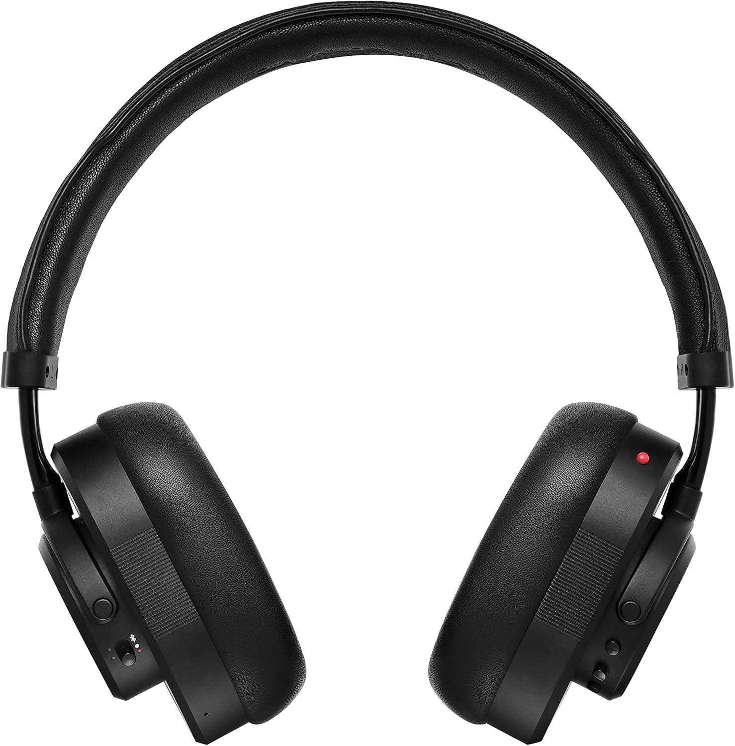 Master & Dynamic MW65 Active Noise-Cancelling (ANC) Wireless Headphones �C Bluetooth Over-Ear Headphones with Mic, Leica -Black