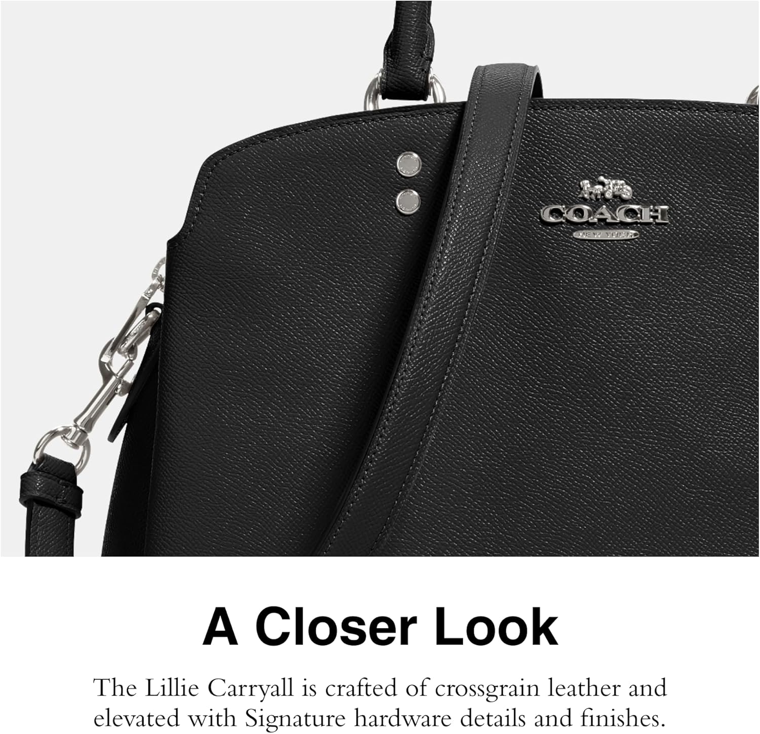 Coach Lillie Carryall, Black