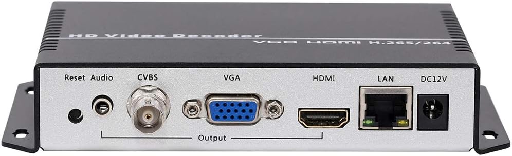 URayCoder H.265 H.264 IP Video Decoder HDMI VGA CVBS Video Audio Streaming Decoder RTMP HLS NDI RTSP UDP SRT ONVIF Decoder H.265 H.264 for Decoding Video Encoder and IP Camera etc