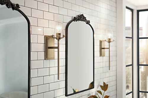 Kichler, Alton 22.25 inch 1 Light Wall Sconce with Clear Seeded Glass in Champagne Bronze, 45295CPZ