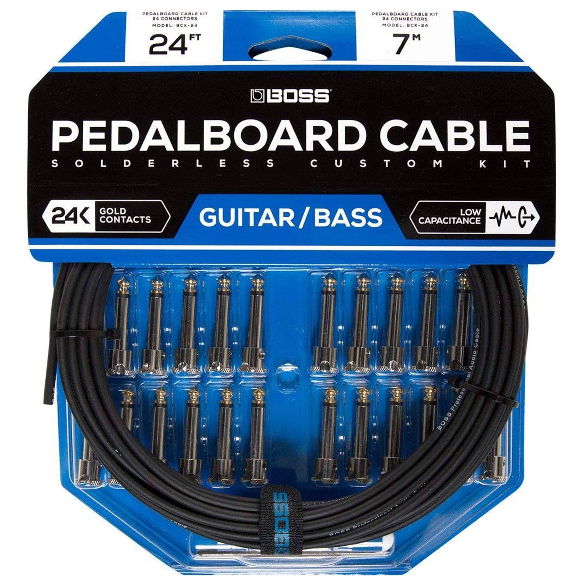 Boss BCK-24 Solderless Pedalboard Cable Kit - 24&