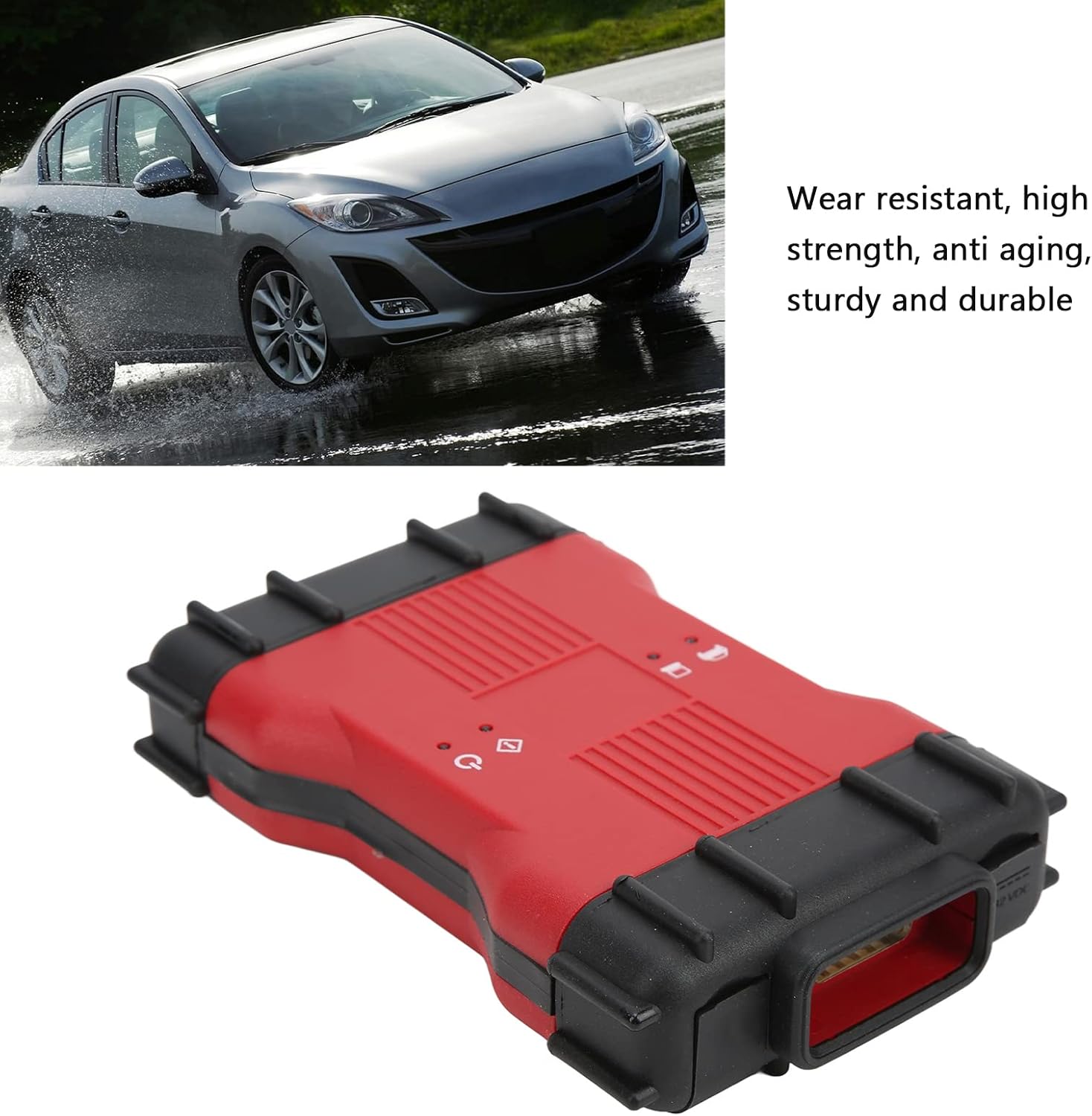 Akozon Car Diagnostic Tool, VCM II 2 in 1 Automotive Scanner Multilanguage IDS Diagnostic Tool for Ford V121 for Mazda V121
